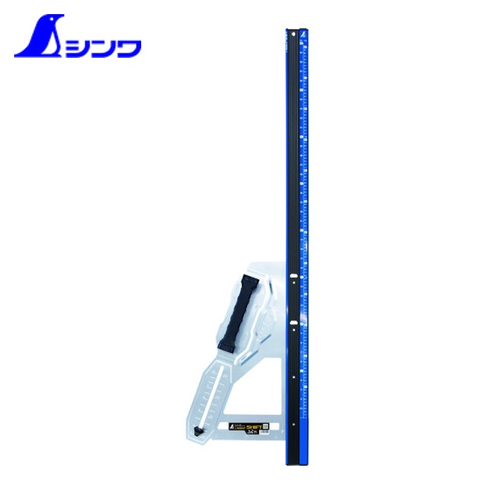 シンワ測定 79055 丸ノコガイド定規 エルアングル Plus シフト 1.2m 寸勾配切断機能付 (1台)