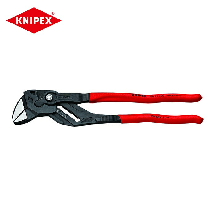 KNIPEX クニペックス 8601-300 プライヤーレンチ すべり止め付プラスチックハンドル 300mm (1丁)