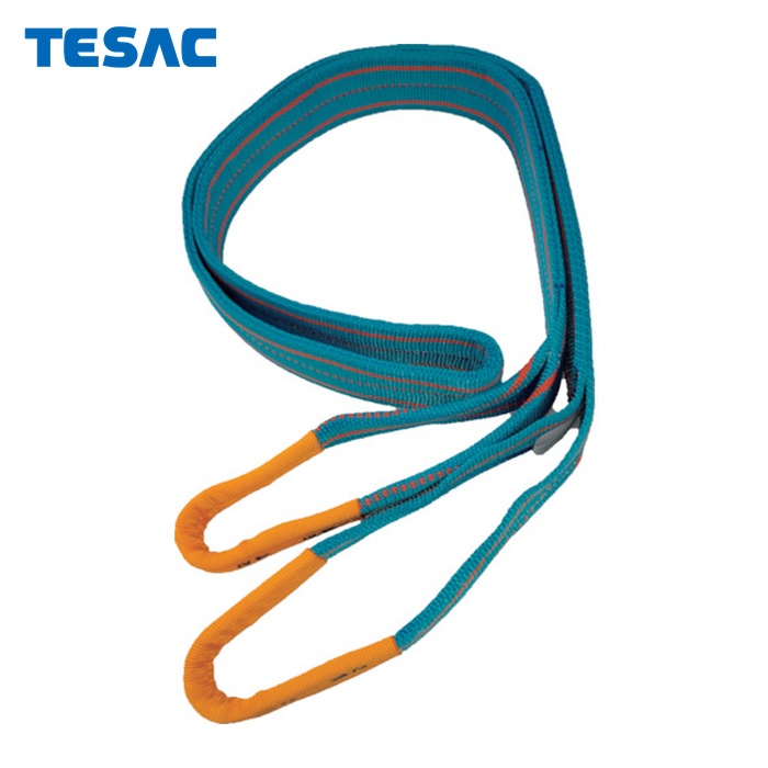 テザック TESAC 4E75X3 ブルースリング(JIS4等級・両端アイ形)荷重3.2t 全長3.0m (1本)