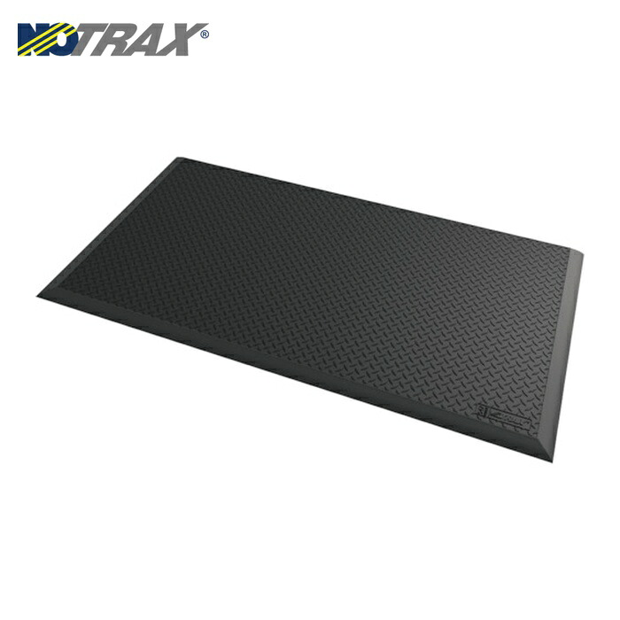 NOTRAX 疲労軽減マット(難焼性) ダイヤモンドフレックス ブラック (1枚) 646S4064BL