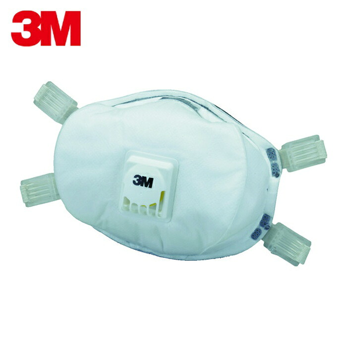 3M スリーエム 使い捨て式防じんマスク 8233 DS3 排気弁付き (5枚入) (1箱) 8233 DS3｜工具ランド　いたわり館