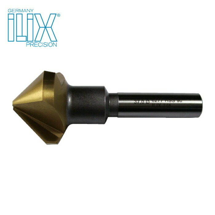 ILIX イリックス 6277-37.0DC カウンターシンク先端角90度 全長90mm DLCコーティング (1本)｜工具ランド　いたわり館 18,570円