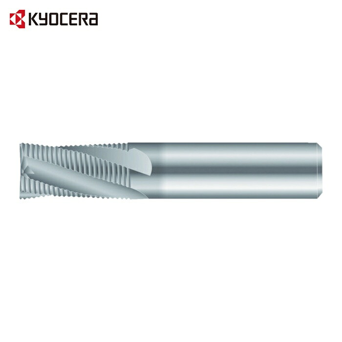 京セラ KYOCERA 4RDSM120-260-12 ラフィングエンドミル 砂紋剥き身刃 並み並み 3/4/5RDSM 刃径12粍 刃長26粍 全長83粍 シャンク径12粍 (1本)