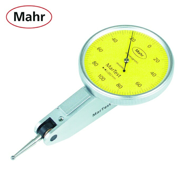 マール Mahr 800SGM てこ式ダイアルゲージ 800SGM 文字盤径38mm 測定範囲±0.1mm(4308200) (1個)|工具ランド いたわり館
