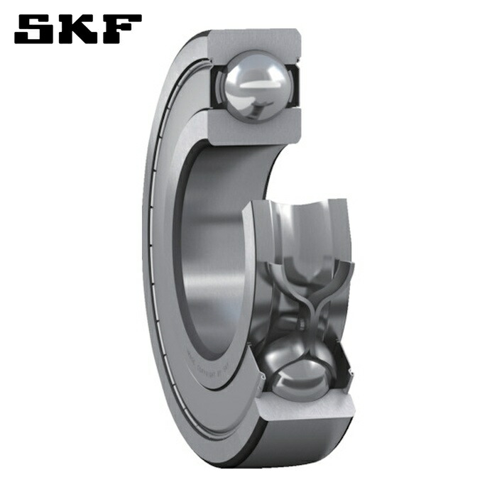 SKF 6024-2Z 単列深溝玉軸受 軸受両端鋼板遮蔽物 口径120mmX外径180mmX幅28粍 (1個)