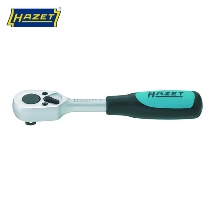 ハゼット HAZET 863P ラチェットハンドル(標準尺度小判型尖端) 差込角6.35粍 (1個)