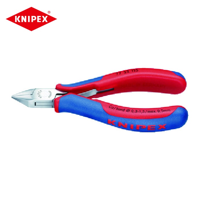KNIPEX クニペックス 7732-115 細しい用ニッパー 115粍 (1丁) 花・ガーデン・DIY-ニッパー