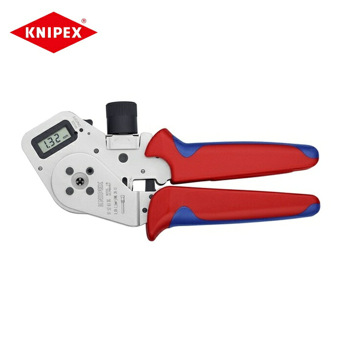 KNIPEX クニペックス 9752-63DG 4マンドレル デジタル圧着プライヤー 0.08ー2.5 (1丁)