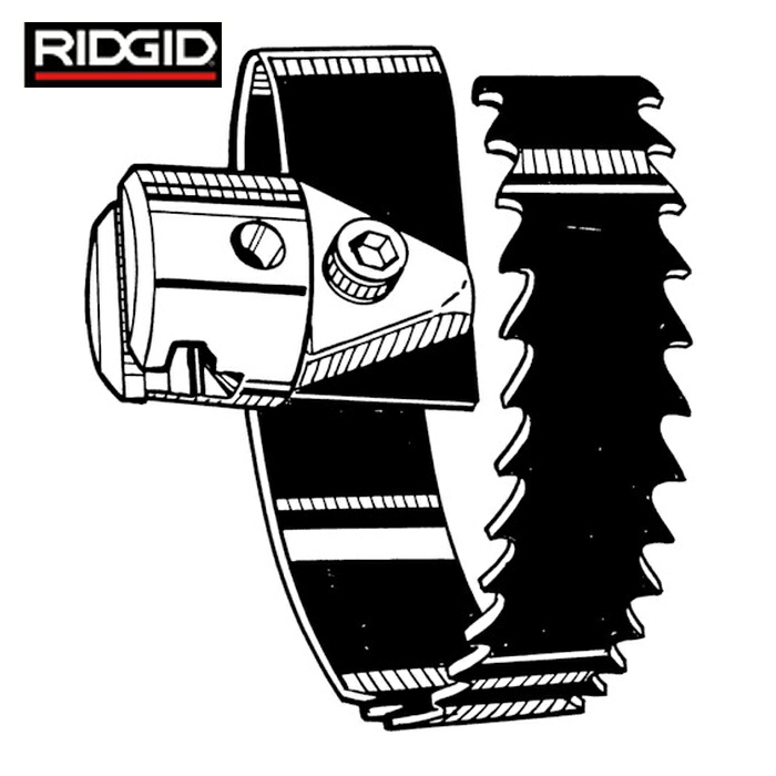 リジッド RIDGID 62920 水抜き管洗い濯ぎ機用一部分 渦巻き鋸刃カッタ(57粍) T‐110 (1個)