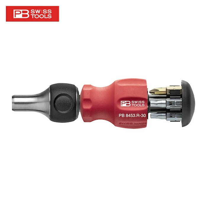 PBスイスツールズ 8453R-30 8453R-30 スタービー差替ラチェットドライバートルクスセット (1S)|工具ランド いたわり館