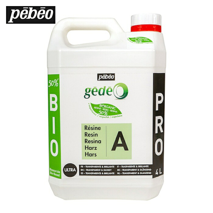 Pebeo バイオベース・クリスタルレジンキット6L(主剤4L+固くなる剤2L) (1個) 766145