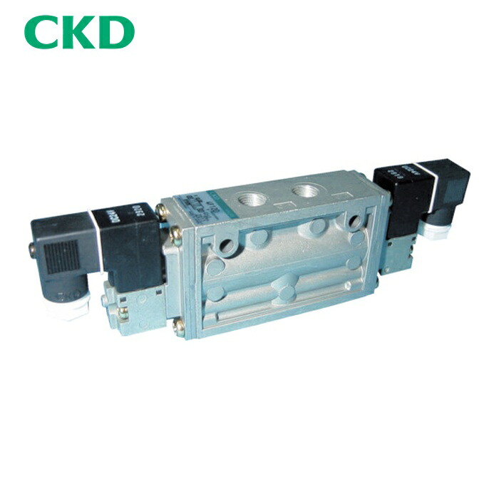CKD 4F120-06-DC24V 電磁弁 飛行士式5界面弁セレックスバルブ 4F続きもの 2C Rp1/8 DC24V (1台)