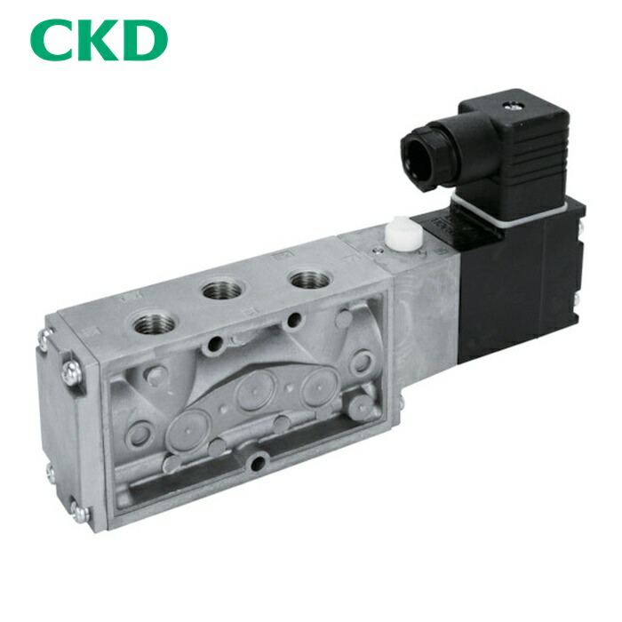 CKD 4F310-10-DC24V 電磁弁 パイロット式5ポート弁セレックスバルブ 4Fシリーズ 3.9C Rp3/8 DC24V (1台)