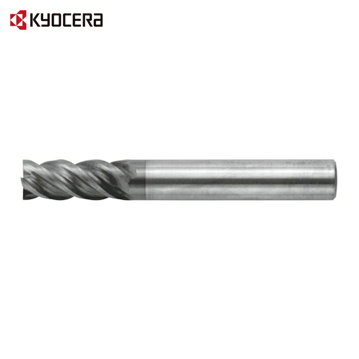 京セラ KYOCERA 4MFK120-180 超硬スクエアエンドミル 隅っこ地べた付き添い人挙げ句の果て圧砕機 4MFK 刃径12粍 刃長18粍 全長100粍 シャンク径12粍 (1本)