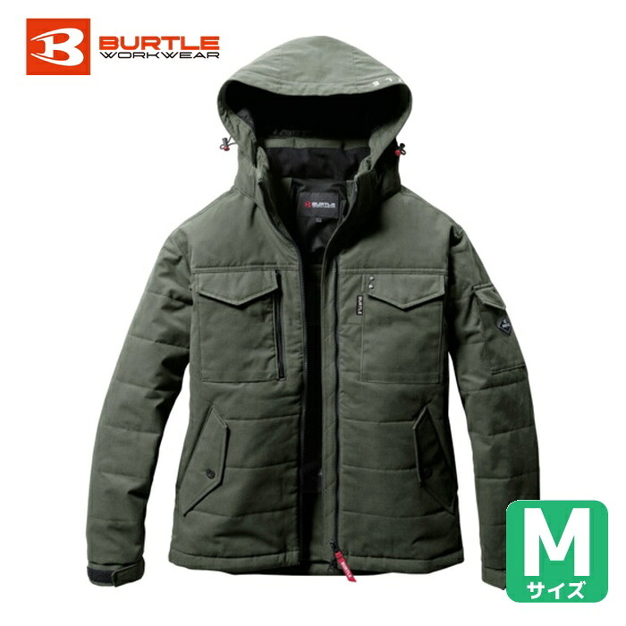 BURTLE バートル 防寒ジャケット 5050-14-Mミルスグリーン (1着) 5050-14-M