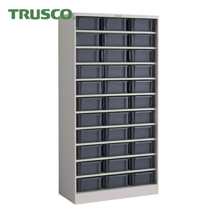 トラスコ TRUSCO コンテナラックケース バンラックケース CF型 TSK-910BKX33個付 (1台) 610CF-SK33BK 55,344円