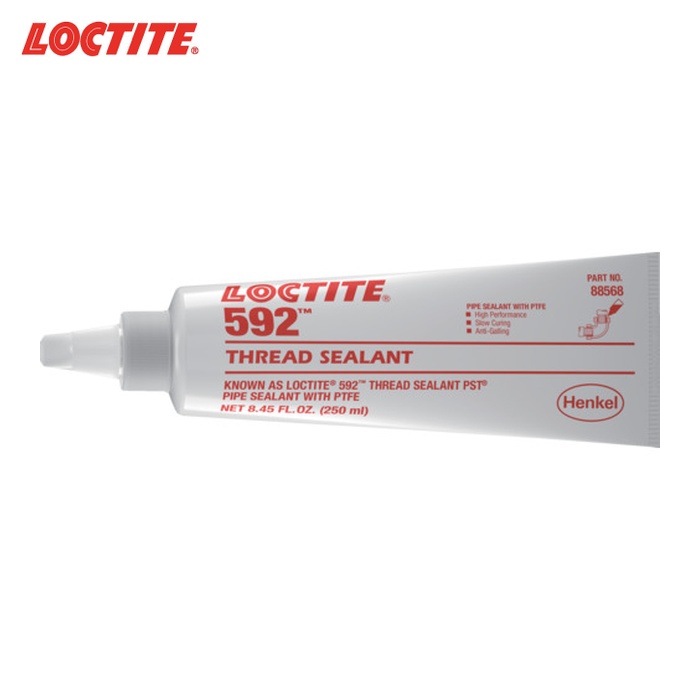 鍵を掛けるきつい LOCTITE 配管工業判子剤 小面憎さ性 遅固くなる手合い 592 250ml (1本) 592-250