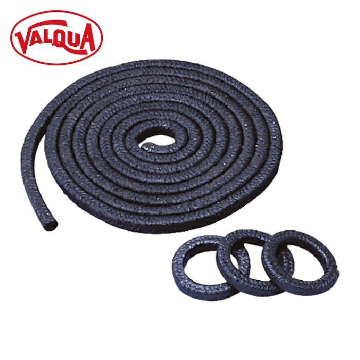 バルカー VALQUA 6201-040030 グランドパッキン 水・油ポンプ用 4×4 (1巻) 4,673円