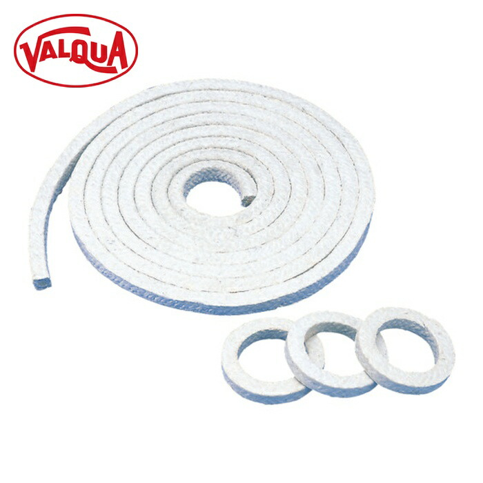 バルカー VALQUA 8132-080030 グランドパッキン 低・中周速回転用 8×8 (1巻)