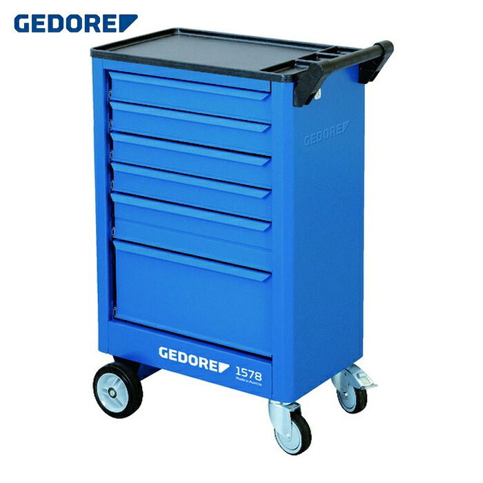 GEDORE ゲドレー 9018140 物の具路面電車 抽き出し6段 75x4 120x1 210x1 (1台)