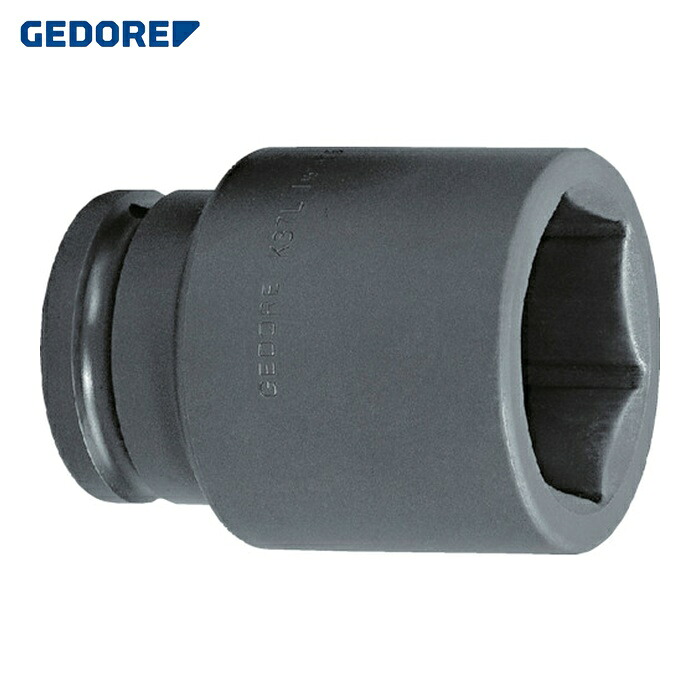 GEDORE ゲドレー 6330970 差しひびき用ソケット(6角)ロング K37L 1・1/2 75粍 (1個)