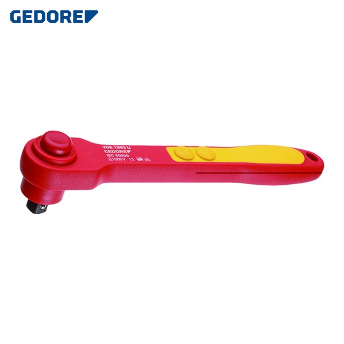 GEDORE ゲドレー 6123910 絶縁ラチェットハンドル 差込角12.7mm (1丁)