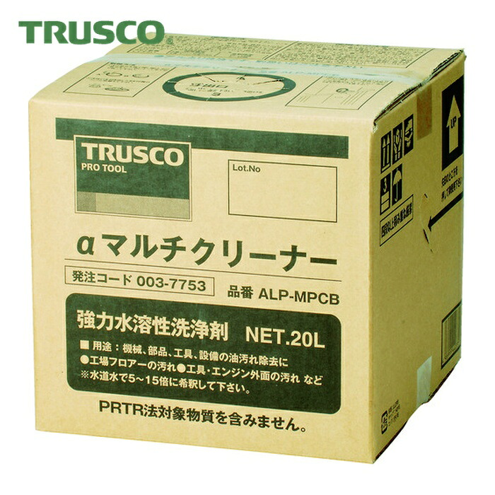 トラスコ TRUSCO αマルチクリーナー 20L (1個=1箱) (1個) ALP-MPCB｜工具ランド　いたわり館