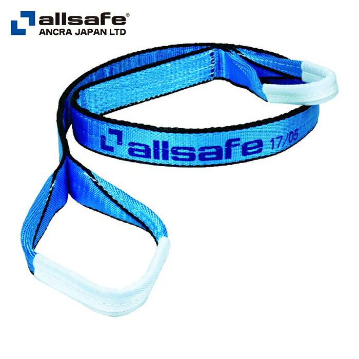 allsafe オールセーフ AS3E50-60 オールセーフスリングベルト3E50x6m スカイブルー (1本)|工具ランド いたわり館