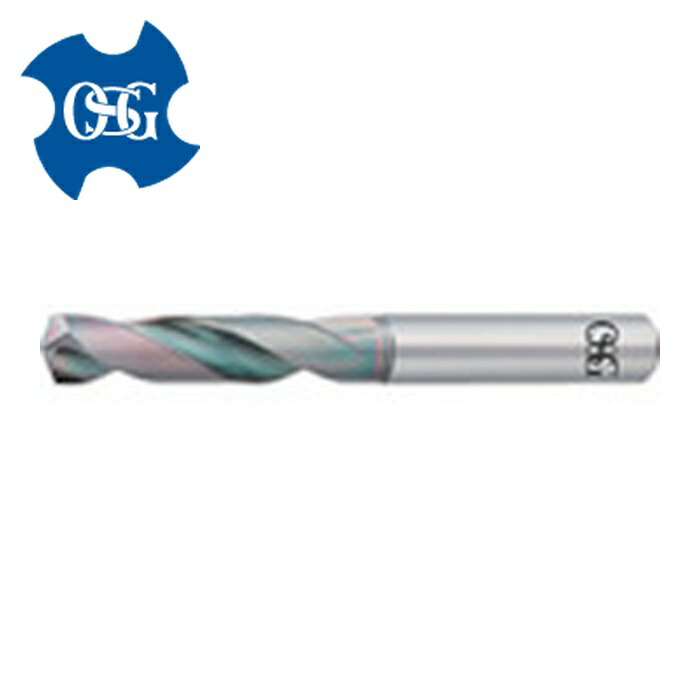 OSG オーエスジー AD-2D 14.6 超硬コーティングドリル 超硬ドリル2Dタイプ 刃径14.6mm 溝長65mm シャンク径16mm 8671460 (1本)