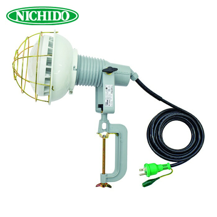 日動製造 NICHIDO AFL-E4005JPN エコビックLED投光照明器40W 昼白いこと E付 5M PN電話線 (1台) DIY・工具-花・ガーデン・DIY