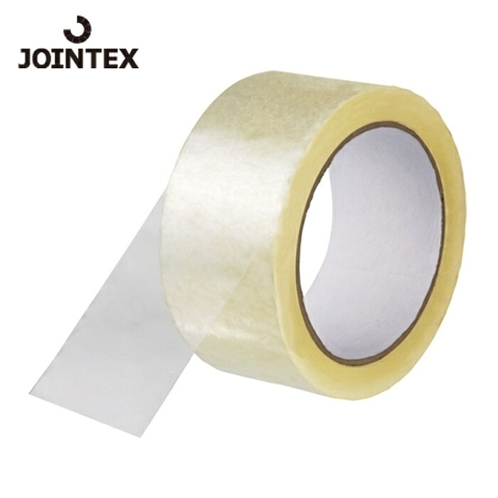 ジョインテックス JTX 736410)透明梱包用テープ中・重梱包用50巻 B690J50 (1箱) B690J-50