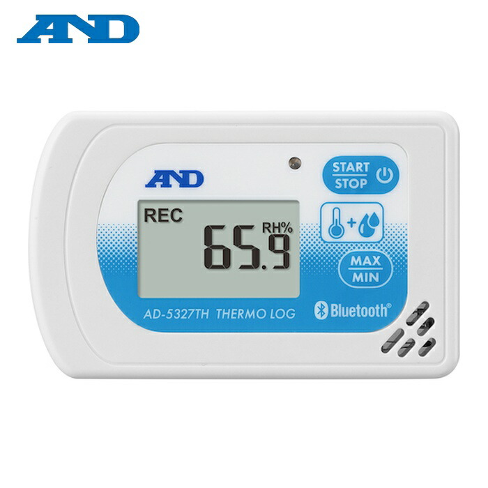 A\u0026D エーアンドディ AD-5327TH BLE体温・湿度資料ロガー さ~もろぐ AD-5327TH (1個)
