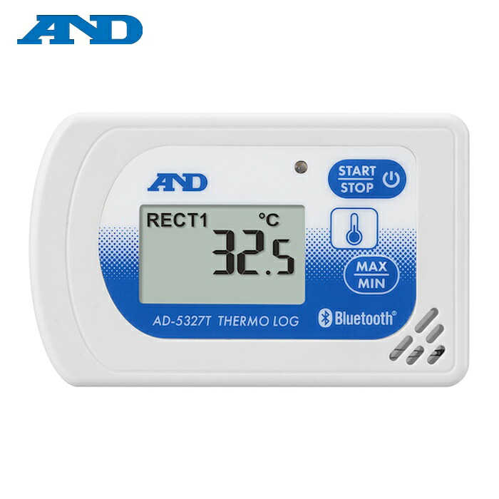 A&D エーアンドディ AD-5327T BLE温度データロガー さ~もろぐ AD-5327T (1個)
