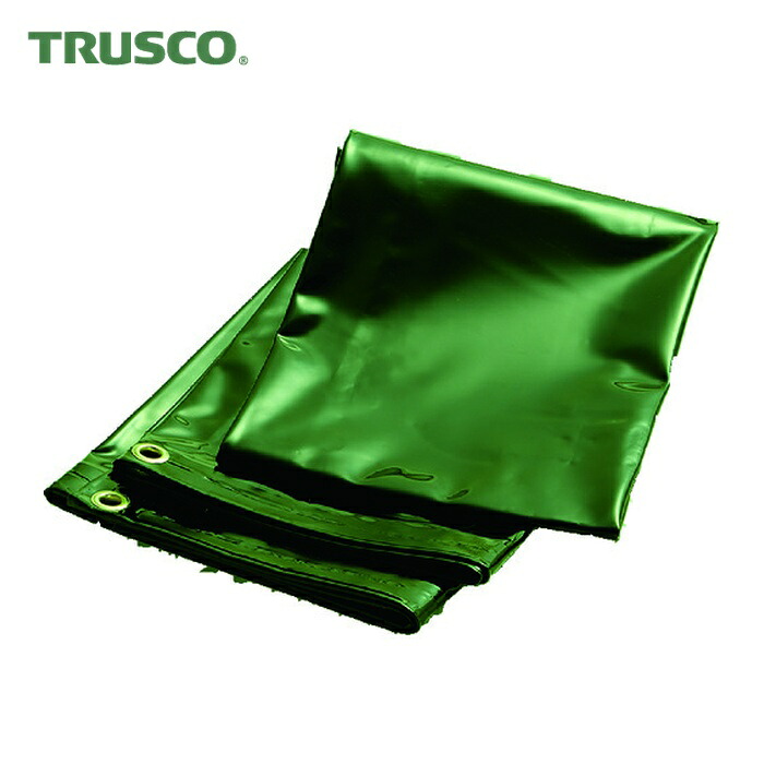 トラスコ TRUSCO 溶接遮光シートのみ 0.35TXW970XH1970 深緑 (1枚) B-3-DG