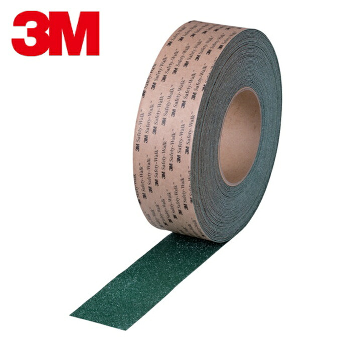 3M スリーエム 3M セーフティ・ウォーク 上滑り打ちきり磁気テープ 印字機A 緑 50mmX18m 凸凹面・水平両用 (1巻) A GRE 50X18