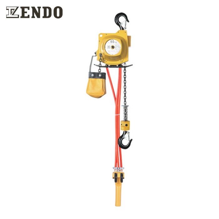 ENDO 遠藤工業 AT-60K エアーホイスト AT-60K 60kg 3m (1台)