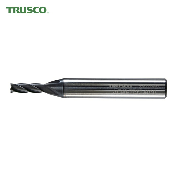 トラスコ TRUSCO エンドミル 超硬スクエアエンドミル(4枚刃・3D・シャープコーナー)16.0 (1本) AC40-TPEL4160