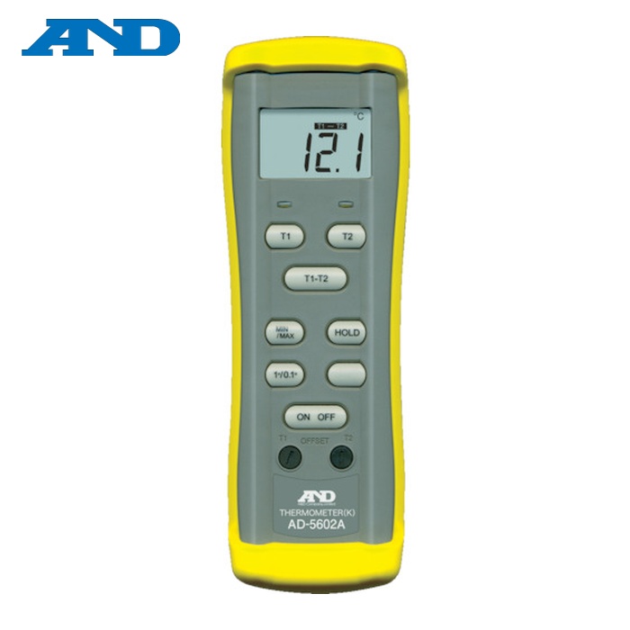 A\u0026D エーアンドディ AD5602A 熱電対体温計(K手あい) 価値付ける体温活動の領域-50~200℃ 体温感知器2通信路当てはめる能力のある (1個)
