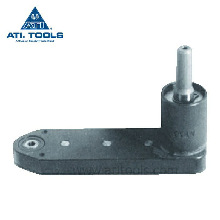 ATI ATI331B ハイスドリル用オプション アングルドリルアタッチメント ストレートオフセット シャンク径1/4-28 L4-5/32×W15/16×H5-5/8インチ (1個)|工具ランド いたわり館