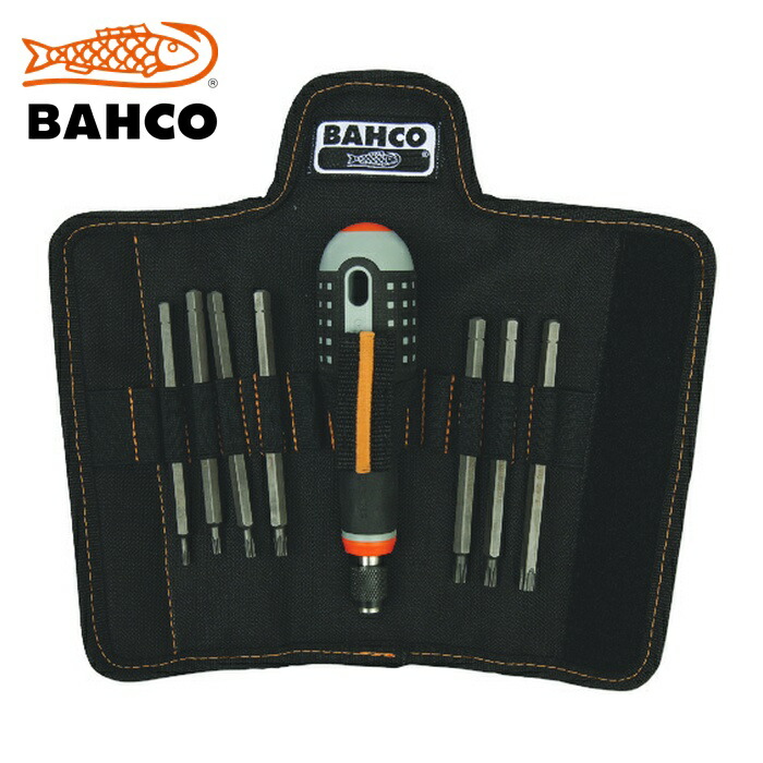 バーコ BAHCO BE-8573 エルゴ 7本セット交換式ドライバーセット (1S)