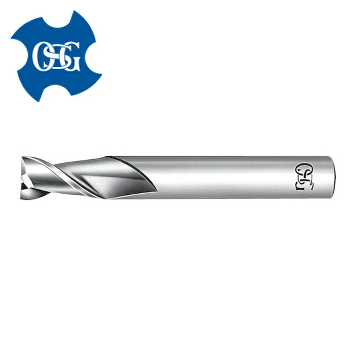 OSG オーエスジー AL-EDS-19 ハイスエンドミル 2刃ショート 刃径19mm シャンク径20mm 81329 (1本)|工具ランド いたわり館