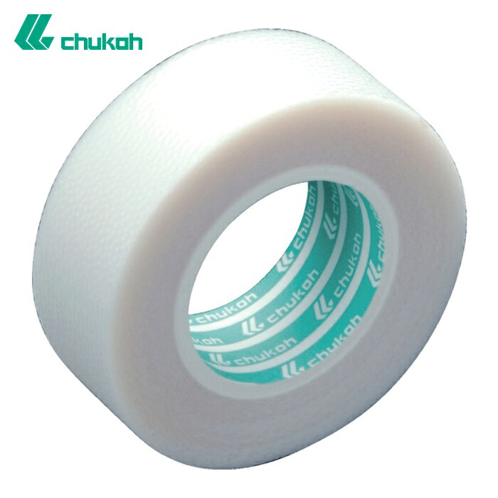 中興化成工業 chukoh エンボスフッ素樹脂フィルム粘着テープ ASFー119T 0.35t×50w×10m (1巻) ASF119T-35X50