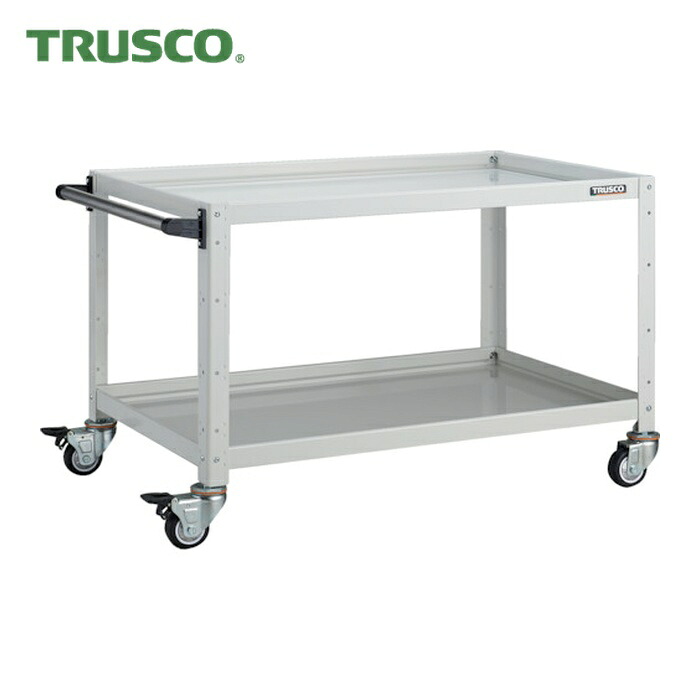 トラスコ TRUSCO ツールワゴン バーディワゴン 900X600XH600 ウレタン車輪 ホワイト (1台) BDW-692U-W｜工具ランド　いたわり館