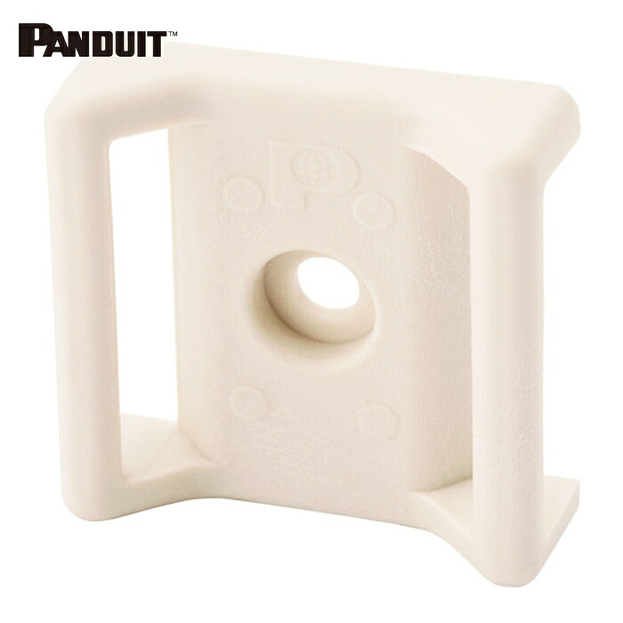パンドウイット PANDUIT ABMT-S6-C69 タックタイ王国用タイ王国マウント M3ねじ釘お仕舞い 難燃性白 (100個入) (1袋) 電線・ケーブル-木材・建築資材・設備