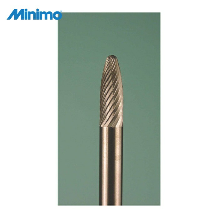ミニター Minimo BC4342 超硬カッター スラルカット Φ6 軸径6.0mm (1本)