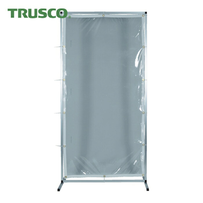 トラスコ TRUSCO アルミ製衝立 透明防炎タイプ W2000XH2000 (1台) AF-2020-TM|工具ランド いたわり館
