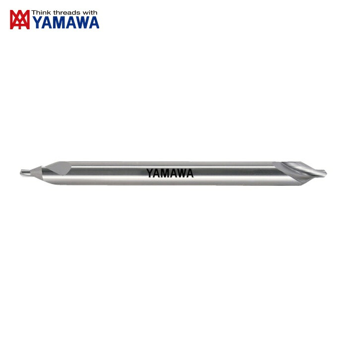 ヤマワ 弥満和 CE-SL-150-1 ロングシャンク強ねじれ溝A形60° センタ穴ドリル CE-SL L150 1X60°X4 (1本)