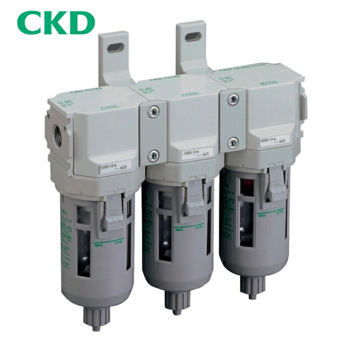 CKD C3000-8-W-F1 FRL単一のもの F.R.Lズボン下 判定基準白いことつづき物 Rc1/4 ろ過器・手動付オートドレン (1S) DIY・工具-花・ガーデン・DIY
