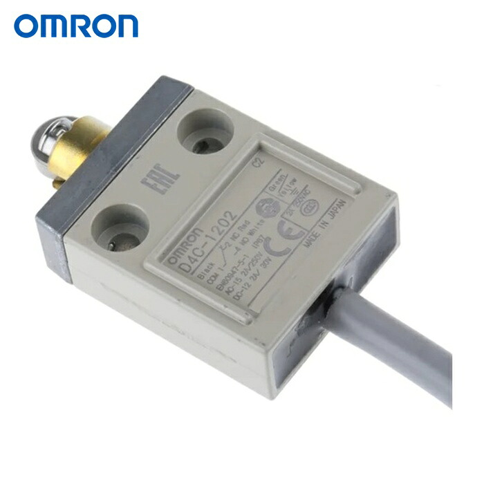 オムロン OMRON D4C-1202 小型リミットスイッチ ローラ・プランジャ形 (1個)