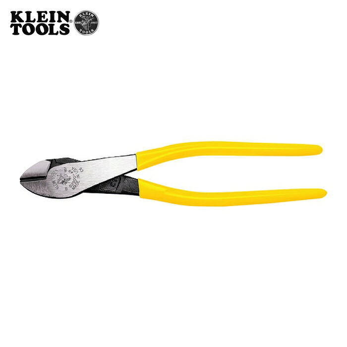 KLEIN TOOLS D2000-49 ニッパ 偏芯タイプ アングルヘッド 228mm (1丁)｜工具ランド　いたわり館